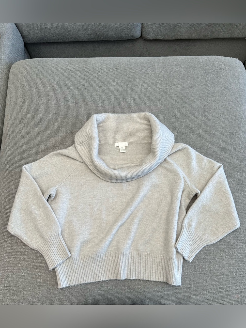 H&M Foldover Off-the-Shoulder Sweater, S